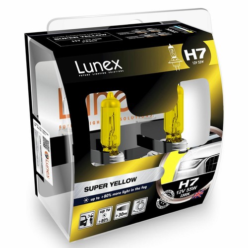 Lunex super yellow halogen - h7,